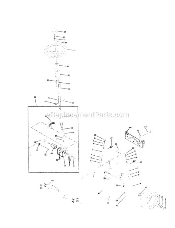 Page F Diagram and Parts List for 917252770  Craftsman Lawn Tractor
