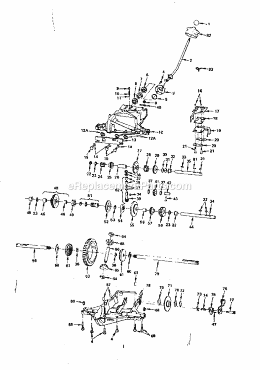 Page I Diagram and Parts List for 917252933  Craftsman Lawn Tractor