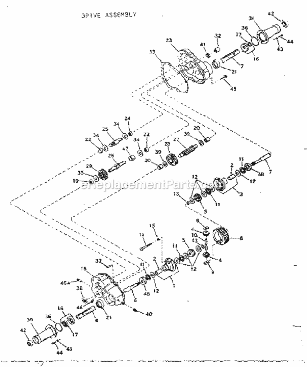 Page J Diagram and Parts List for 917253001  Craftsman Lawn Tractor