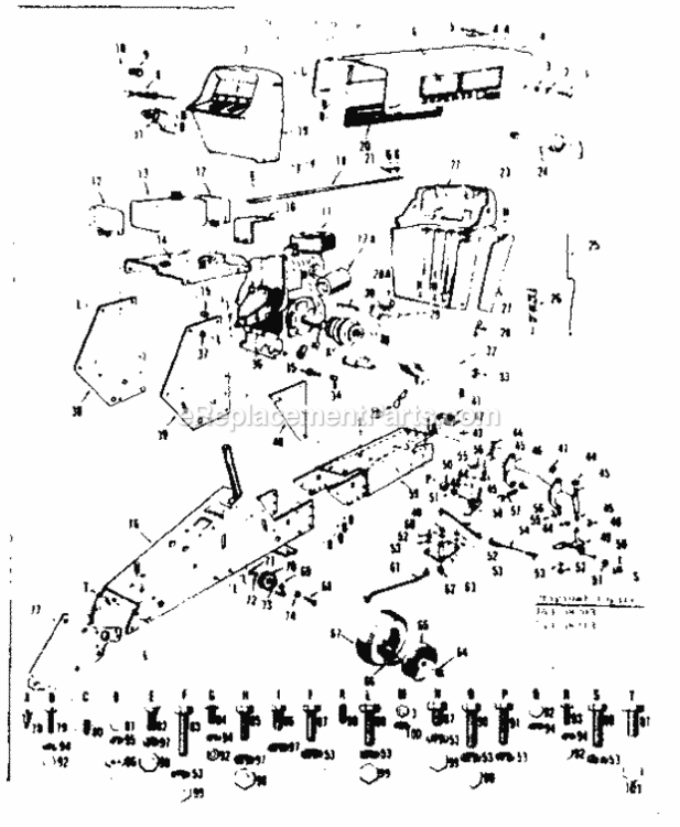 Page A Diagram and Parts List for 91725311  Craftsman Lawn Tractor