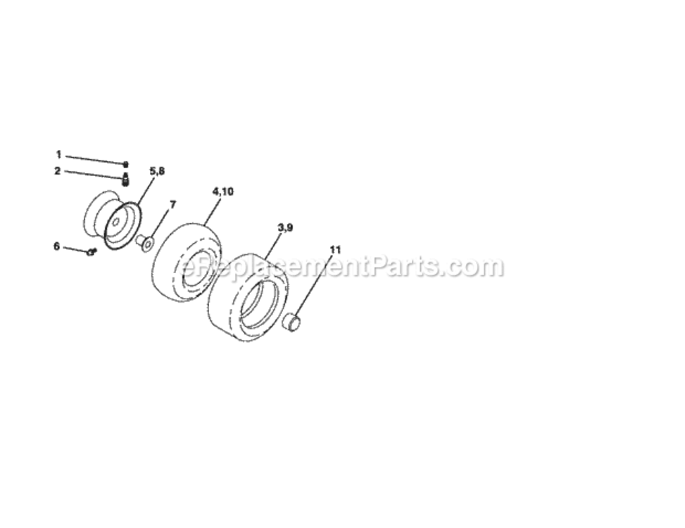 Page G Diagram and Parts List for 917253151  Craftsman Lawn Tractor