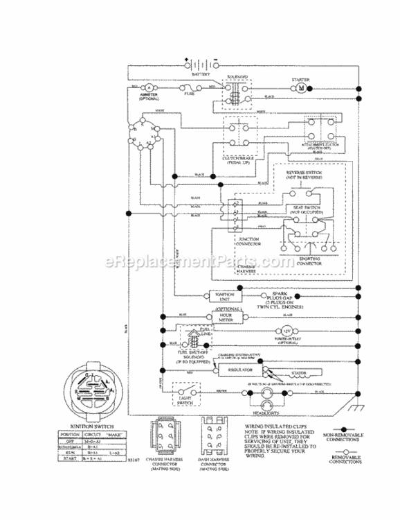 Page N Diagram and Parts List for 917253230  Craftsman Lawn Tractor