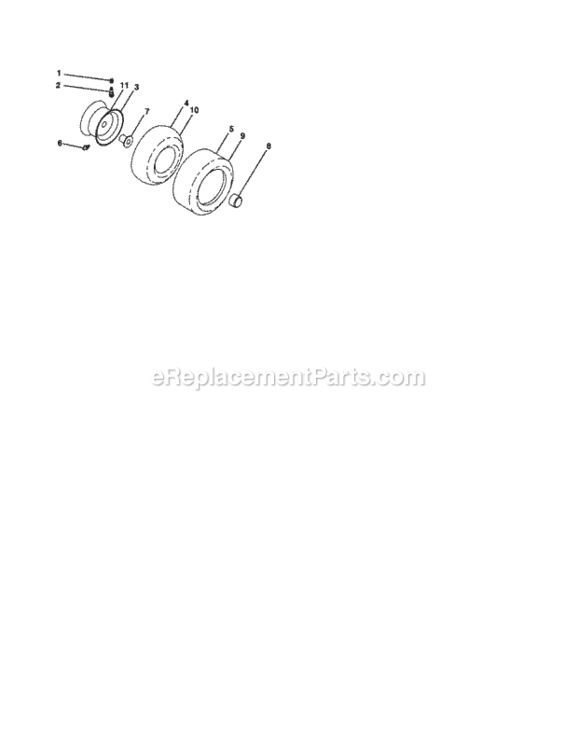 Page J Diagram and Parts List for 917253260  Craftsman Lawn Tractor