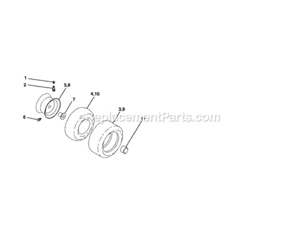 Page G Diagram and Parts List for 917253310  Craftsman Lawn Tractor