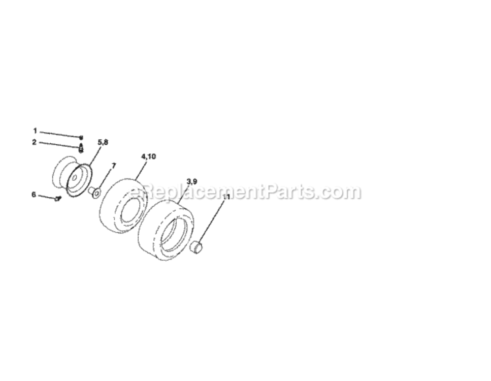 Page G Diagram and Parts List for 917253330  Craftsman Lawn Tractor