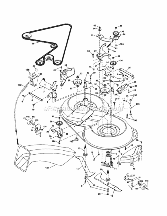 Page I Diagram and Parts List for 917253330  Craftsman Lawn Tractor