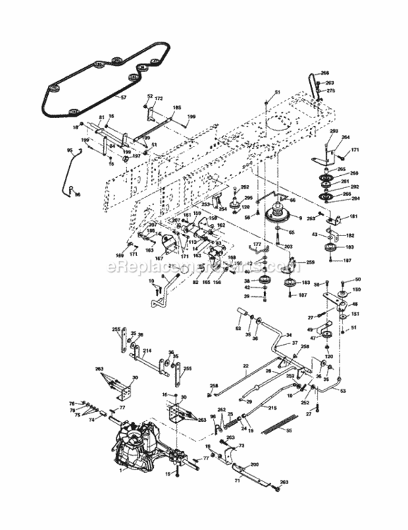 Page C Diagram and Parts List for 917253340  Craftsman Lawn Tractor