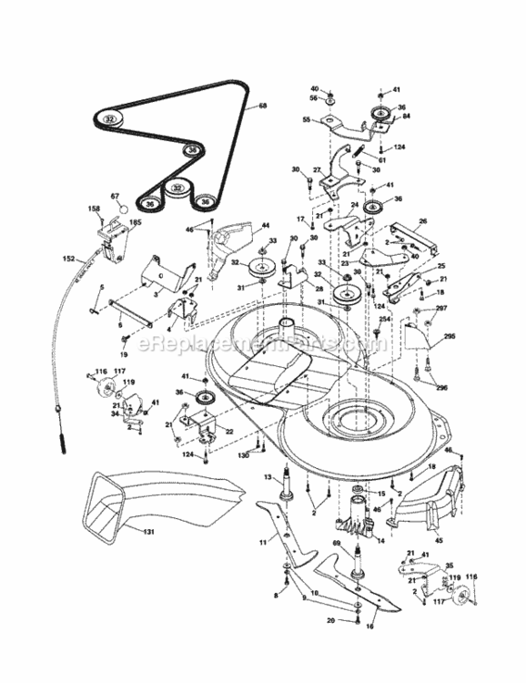 Page I Diagram and Parts List for 917253340  Craftsman Lawn Tractor