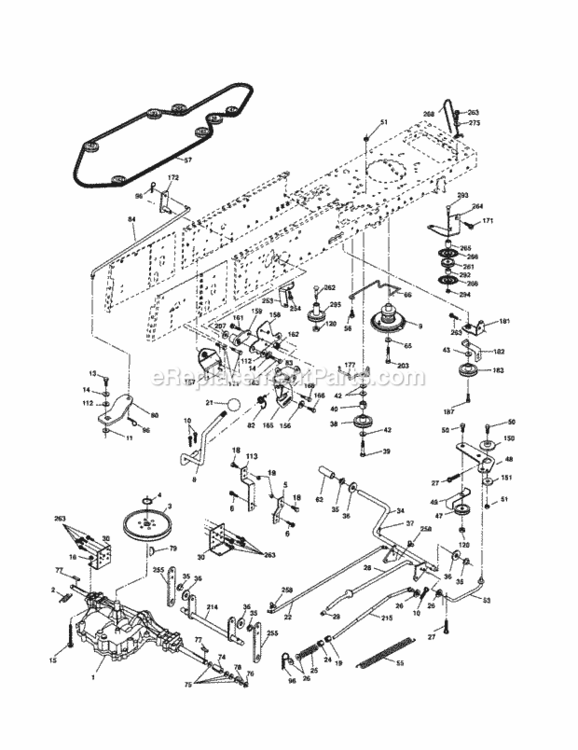 Page C Diagram and Parts List for 917253361  Craftsman Lawn Tractor