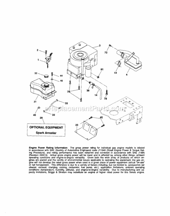 Page D Diagram and Parts List for 917253500  Craftsman Lawn Tractor