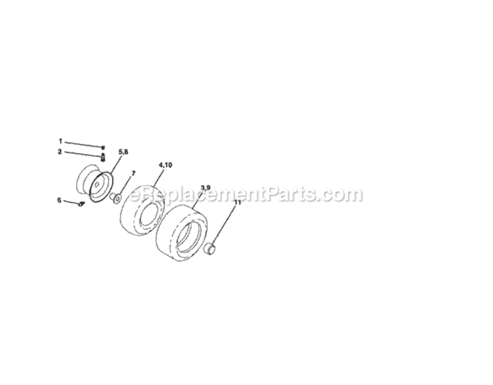 Page I Diagram and Parts List for 917253500  Craftsman Lawn Tractor