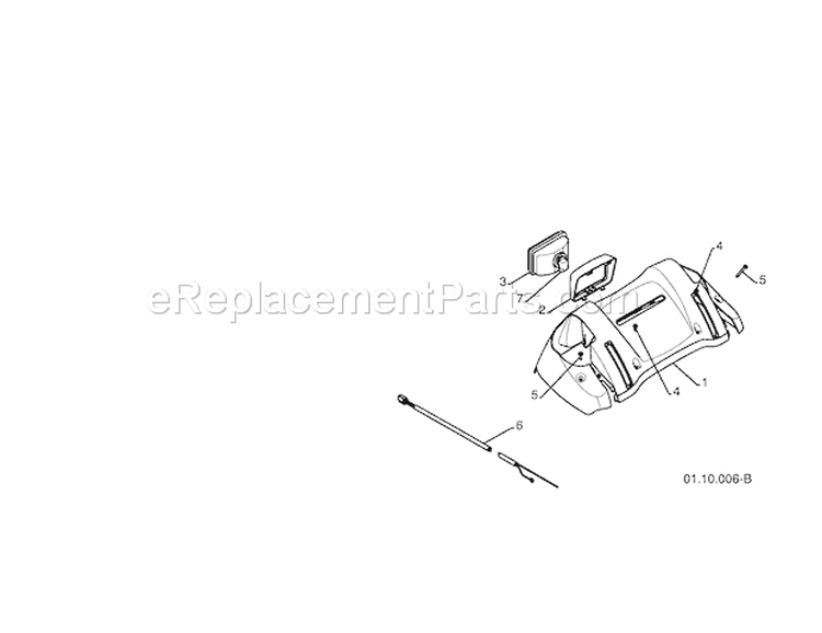 Panel Console/Headlight Diagram and Parts List for 917253571  Craftsman Snow Blower
