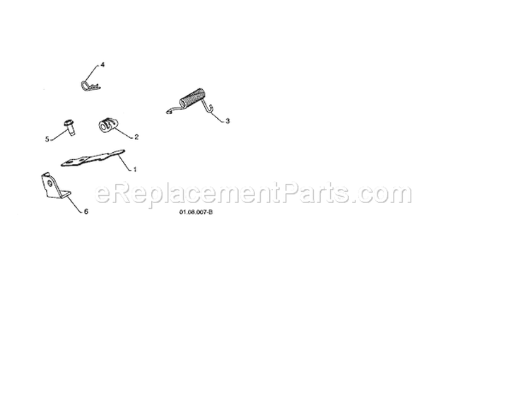 Interlock / Torsion Diagram and Parts List for 917253572  Craftsman Snow Blower