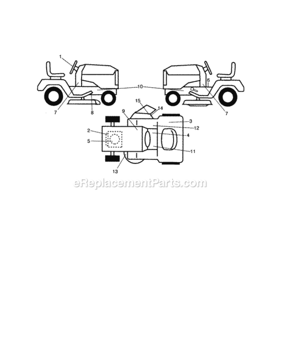 Page F Diagram and Parts List for 917253690  Craftsman Lawn Tractor