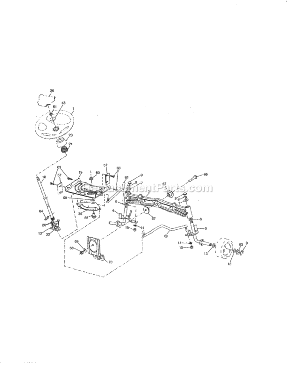 Page D Diagram and Parts List for 917253692  Craftsman Lawn Tractor