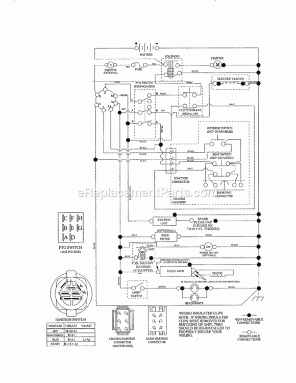 Page P Diagram and Parts List for 917253714  Craftsman Lawn Tractor