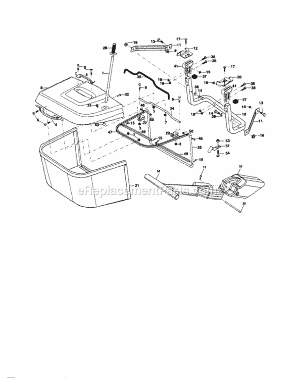 Page K Diagram and Parts List for 917253751  Craftsman Lawn Tractor
