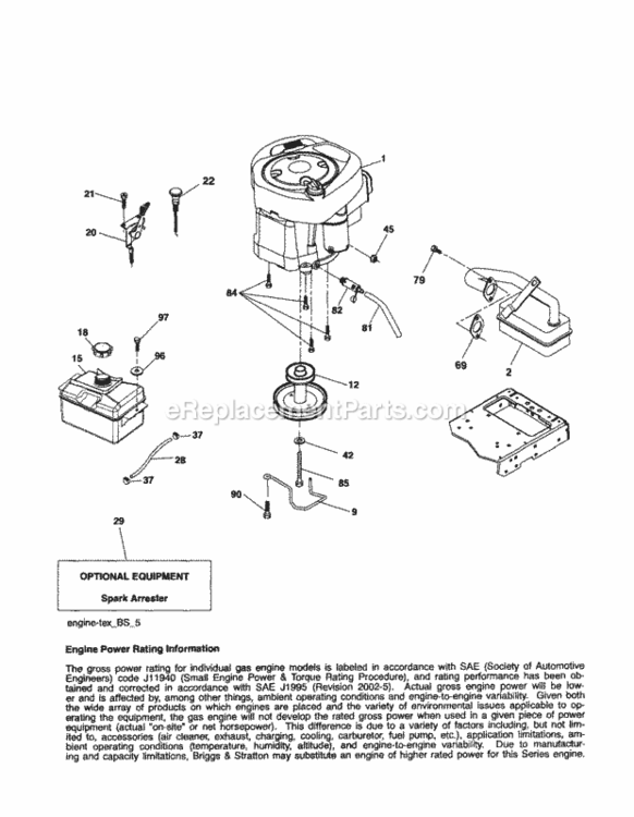 Page D Diagram and Parts List for 917253790  Craftsman Lawn Tractor