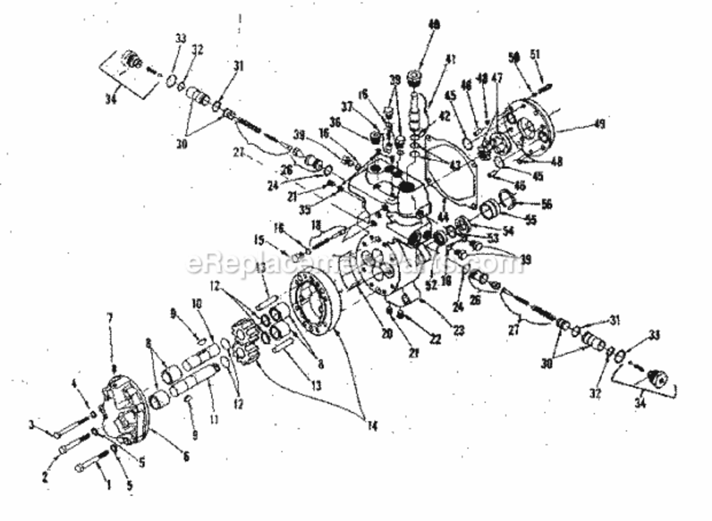 Page F Diagram and Parts List for 91725400  Craftsman Lawn Tractor