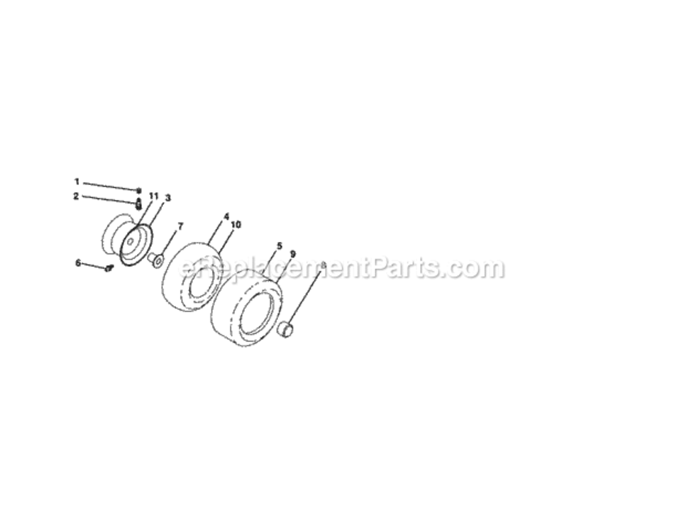 Page G Diagram and Parts List for 917254030  Craftsman Lawn Tractor