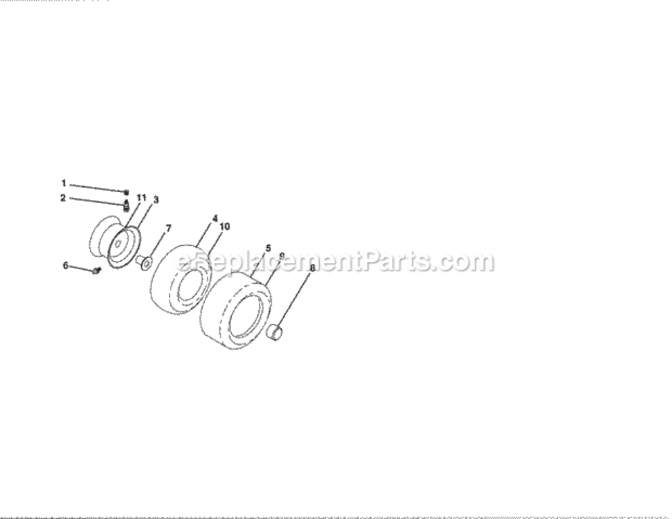 Page G Diagram and Parts List for 917254032  Craftsman Lawn Tractor