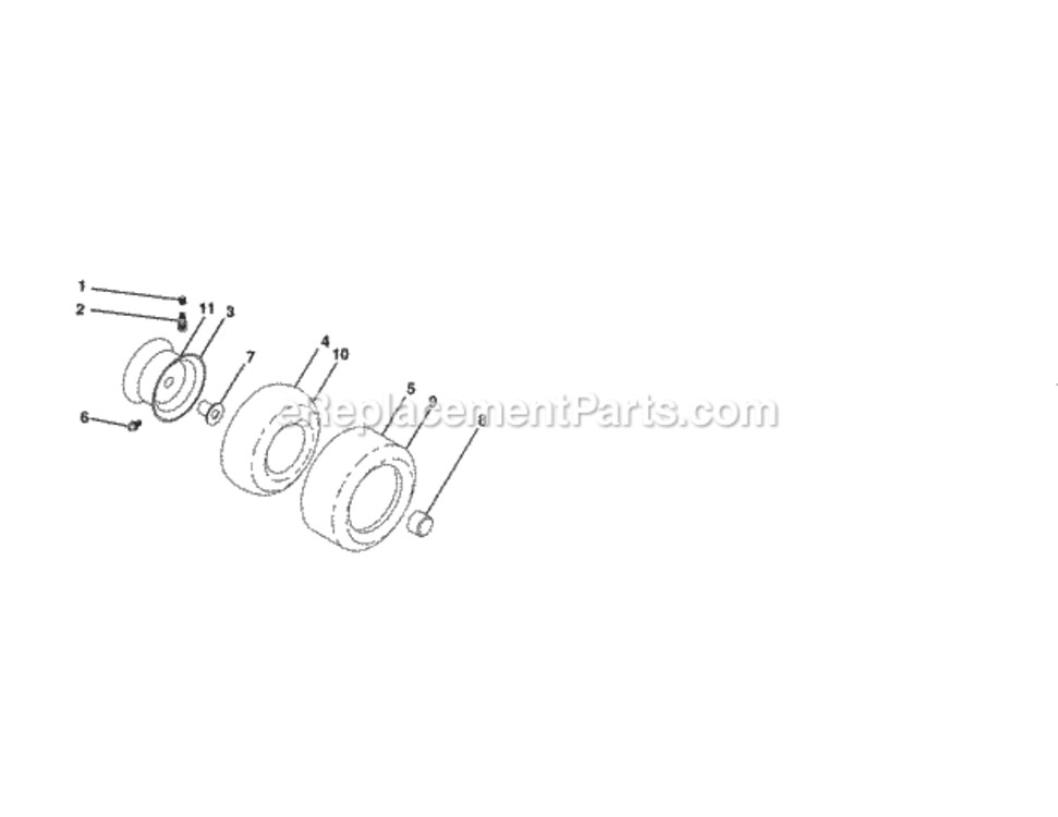 Page J Diagram and Parts List for 917254064  Craftsman Lawn Tractor