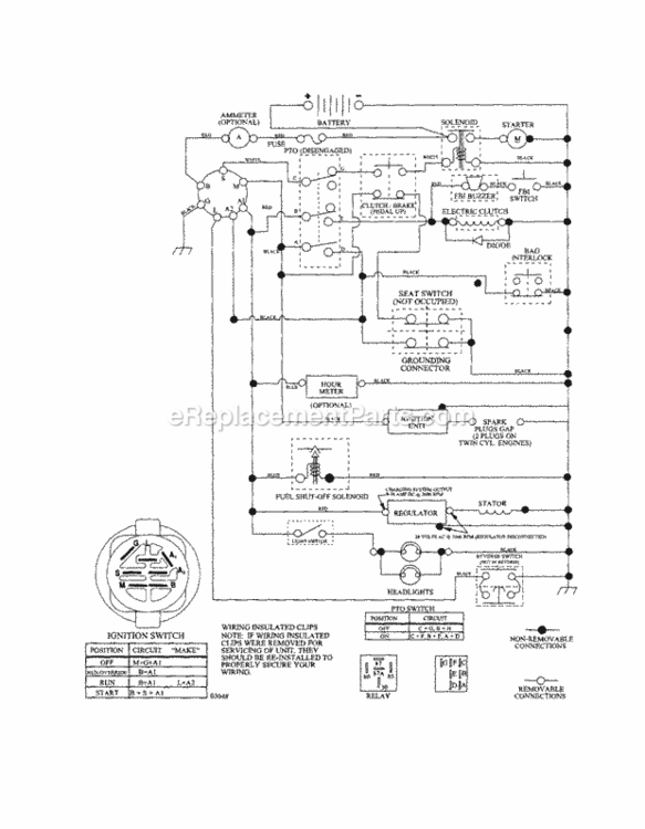 Page L Diagram and Parts List for 917254090  Craftsman Lawn Tractor