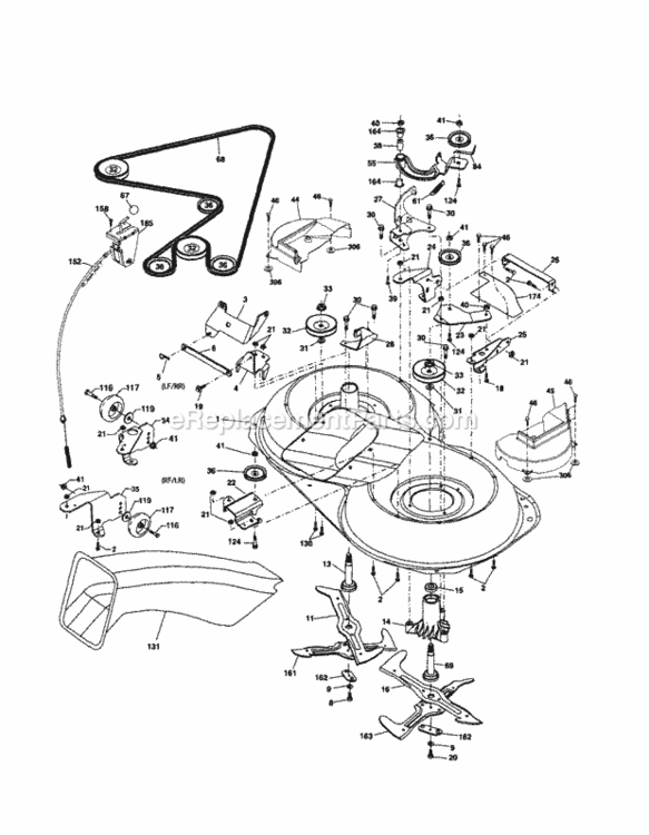 Page I Diagram and Parts List for 917254120  Craftsman Lawn Tractor