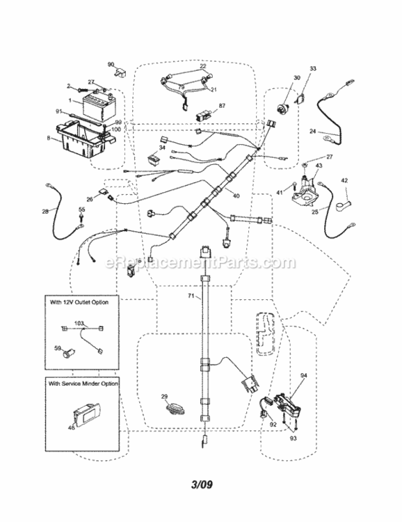 Page A Diagram and Parts List for 917254130  Craftsman Lawn Tractor