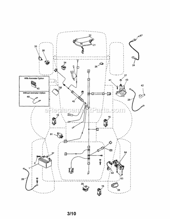 Page A Diagram and Parts List for 917254161  Craftsman Lawn Tractor