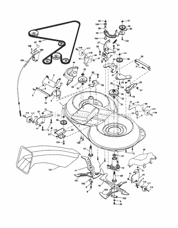 Page I Diagram and Parts List for 917254210  Craftsman Lawn Tractor