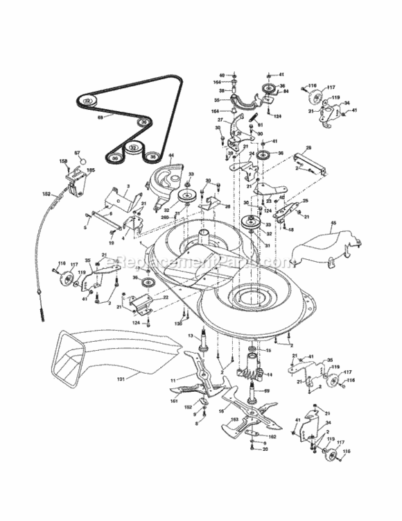 Page I Diagram and Parts List for 917254212  Craftsman Lawn Tractor