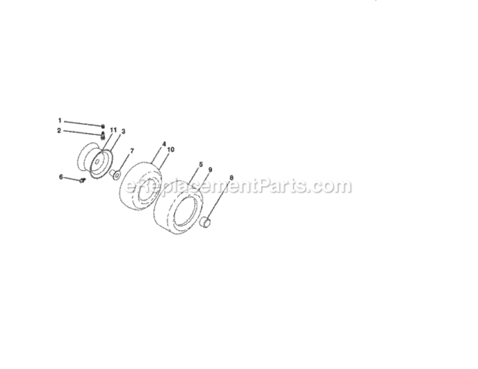 Page P Diagram and Parts List for 917254311  Craftsman Lawn Tractor