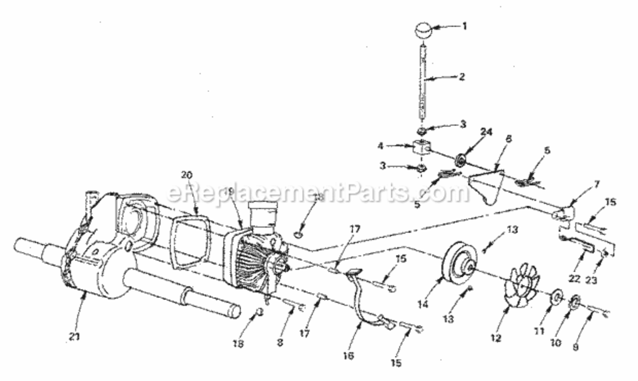 Page G Diagram and Parts List for 917254361  Craftsman Lawn Tractor