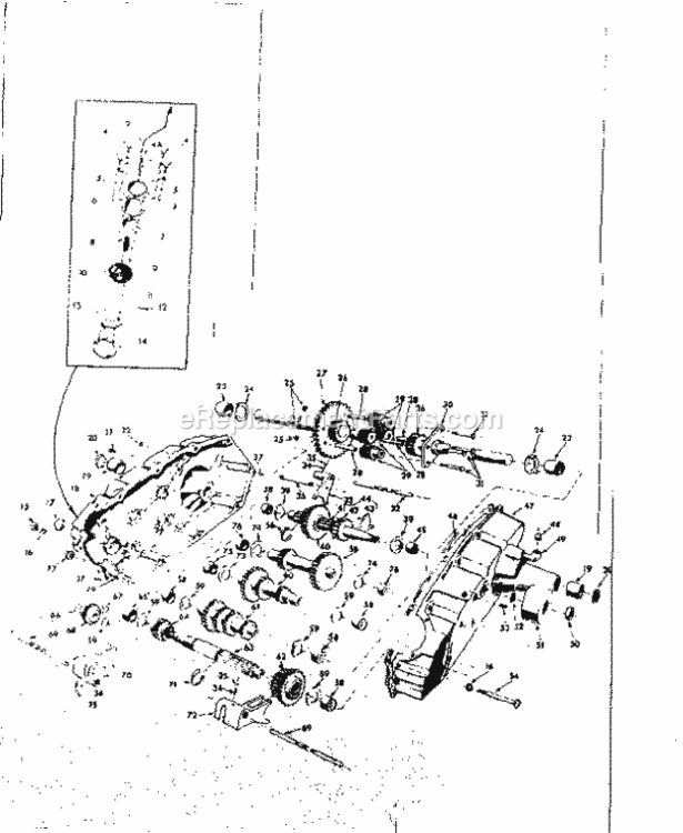 Page D Diagram and Parts List for 91725440  Craftsman Lawn Tractor