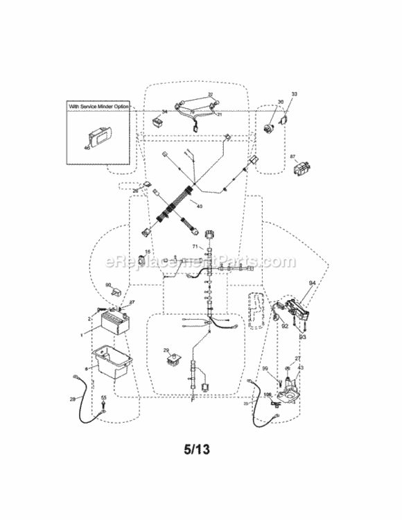 Page A Diagram and Parts List for 917254414  Craftsman Lawn Tractor