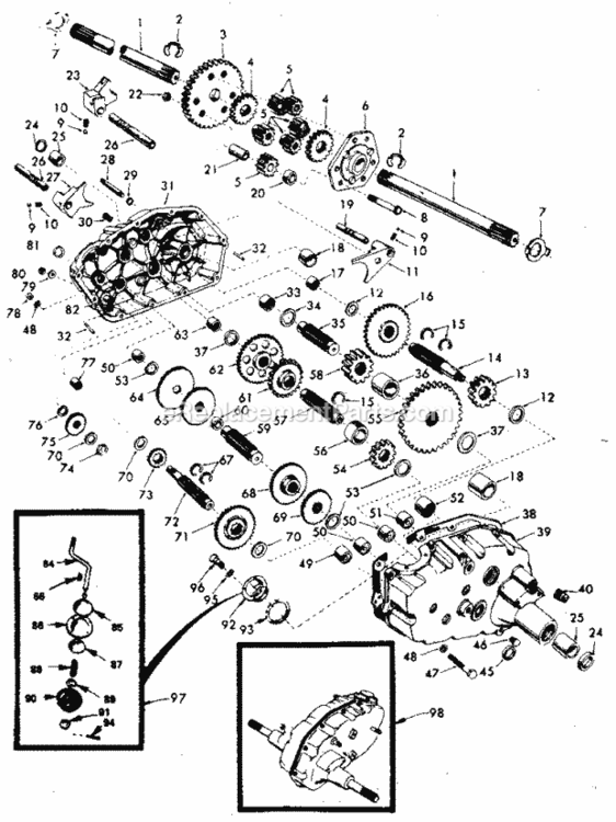 Page G Diagram and Parts List for 917254430  Craftsman Lawn Tractor