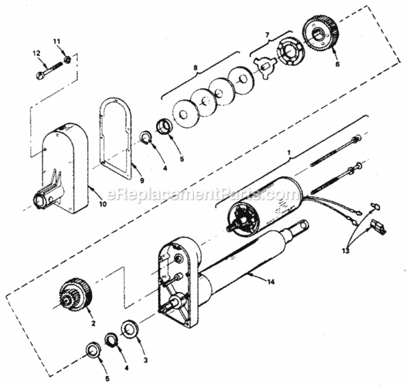 Page H Diagram and Parts List for 917254430  Craftsman Lawn Tractor