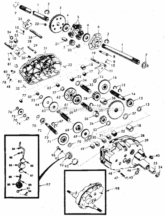 Page G Diagram and Parts List for 917254490  Craftsman Lawn Tractor