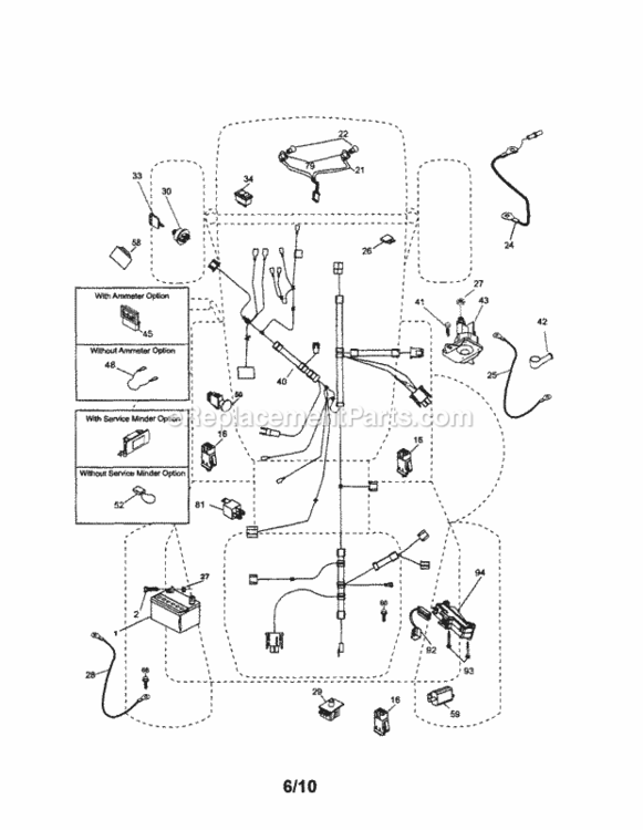 Page A Diagram and Parts List for 917254602  Craftsman Lawn Tractor