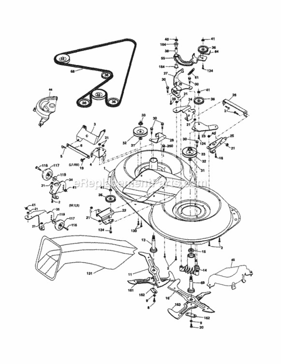 Page I Diagram and Parts List for 917254602  Craftsman Lawn Tractor