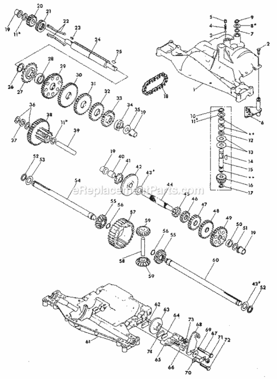 Page G Diagram and Parts List for 917254651  Craftsman Lawn Tractor