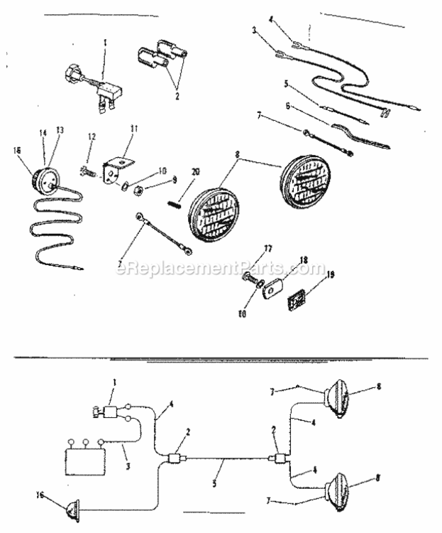 Page D Diagram and Parts List for 91725470  Craftsman Lawn Tractor