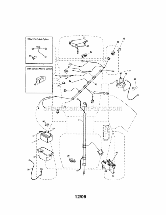 Page A Diagram and Parts List for 917254801  Craftsman Lawn Tractor