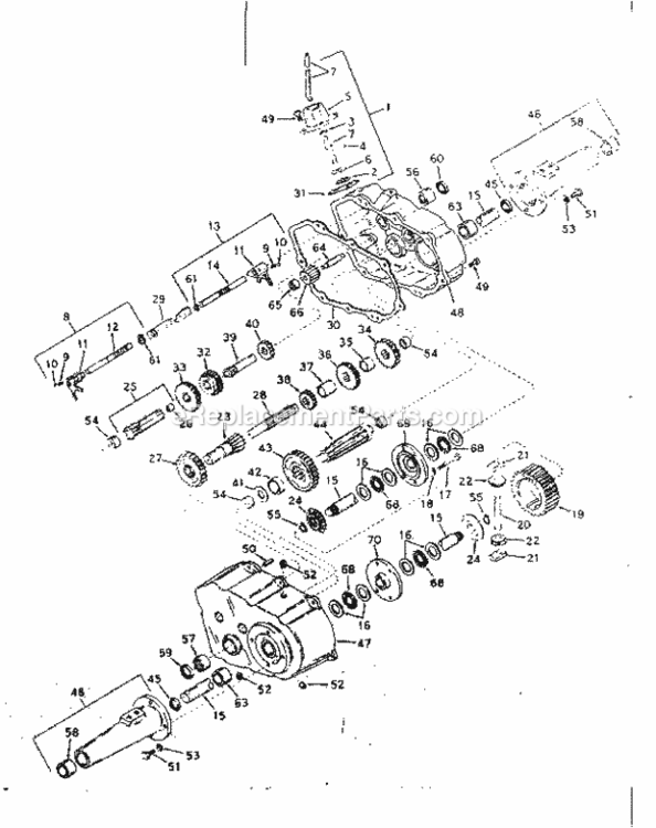 Page C Diagram and Parts List for 91725480  Craftsman Lawn Tractor