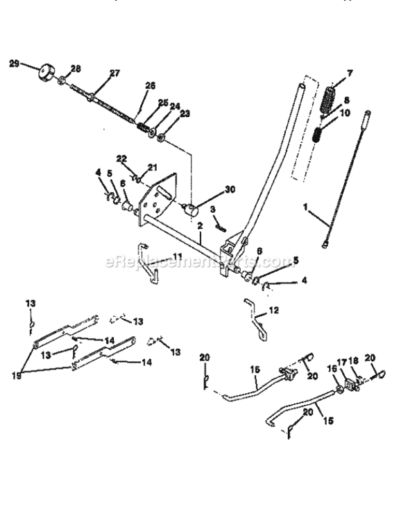 Page I Diagram and Parts List for 917254861  Craftsman Lawn Tractor