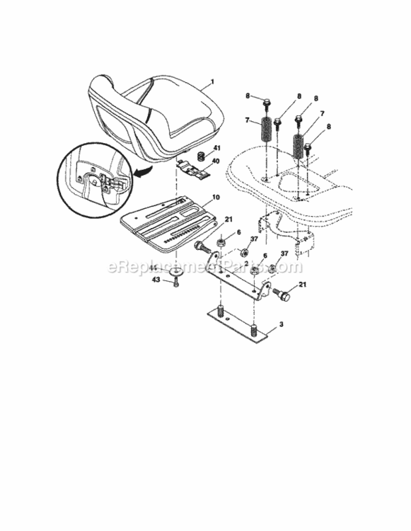 Page I Diagram and Parts List for 917254870  Craftsman Lawn Tractor