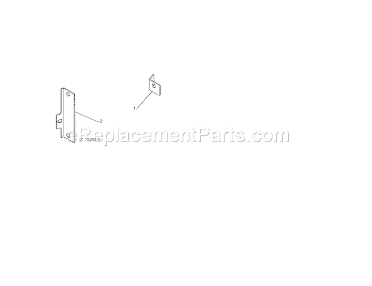 Steer Cable Brackets Diagram and Parts List for 917254880  Craftsman Snow Blower
