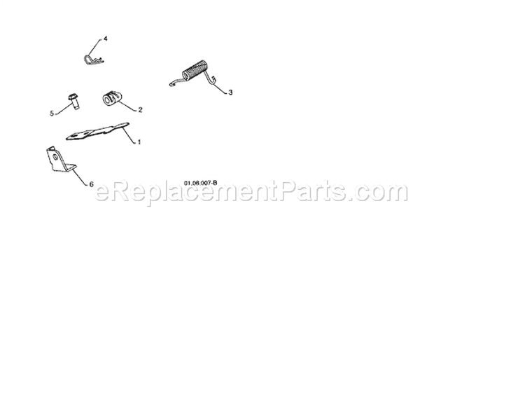 Interlock/Torsion Diagram and Parts List for 917254881  Craftsman Snow Blower