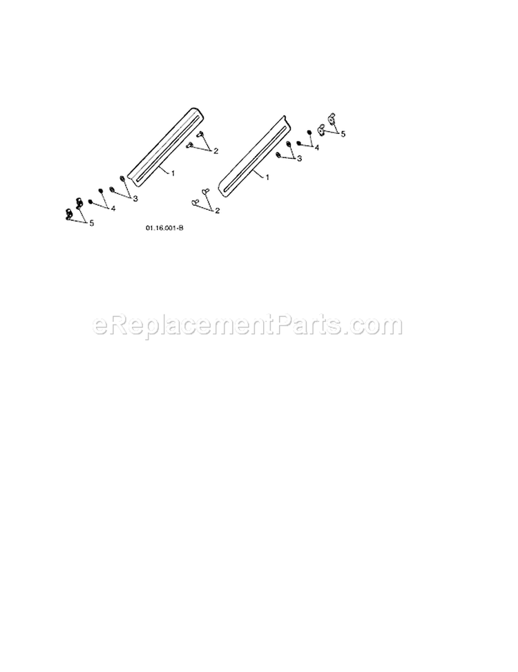 Drift Cutter Bar Diagram and Parts List for 917254881  Craftsman Snow Blower